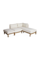 Padded Acacia Outdoor Corner Sofa | NV Gallery Bayside | Oroatrade.com