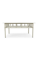 Taupe Metal Outdoor Coffee Table | NV Gallery Amalfi | Oroatrade.com