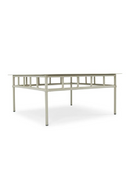 Taupe Metal Outdoor Coffee Table | NV Gallery Amalfi | Oroatrade.com