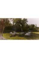 Taupe Metal Outdoor Coffee Table | NV Gallery Amalfi | Oroatrade.com