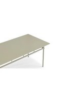 Taupe Metal Outdoor Dining Table | NV Gallery Amalfi | Oroatrade.com