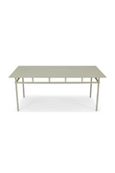 Taupe Metal Outdoor Dining Table | NV Gallery Amalfi | Oroatrade.com