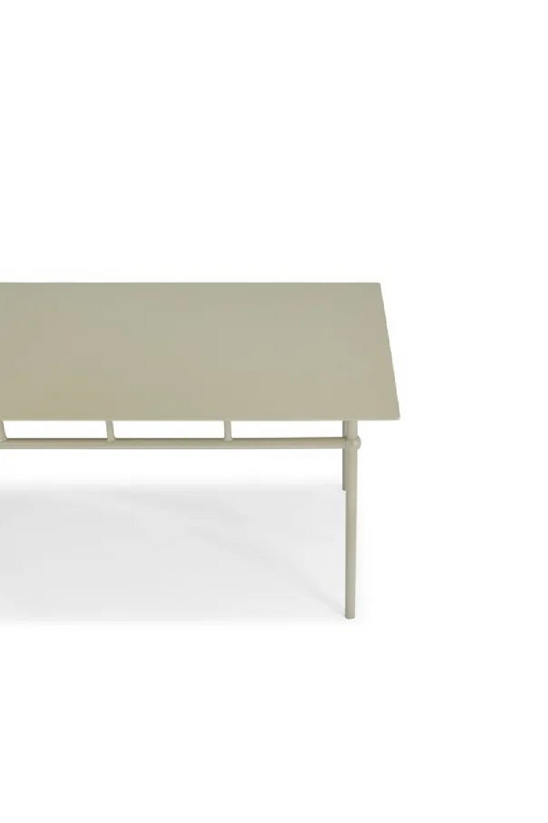 Taupe Metal Outdoor Dining Table | NV Gallery Amalfi | Oroatrade.com