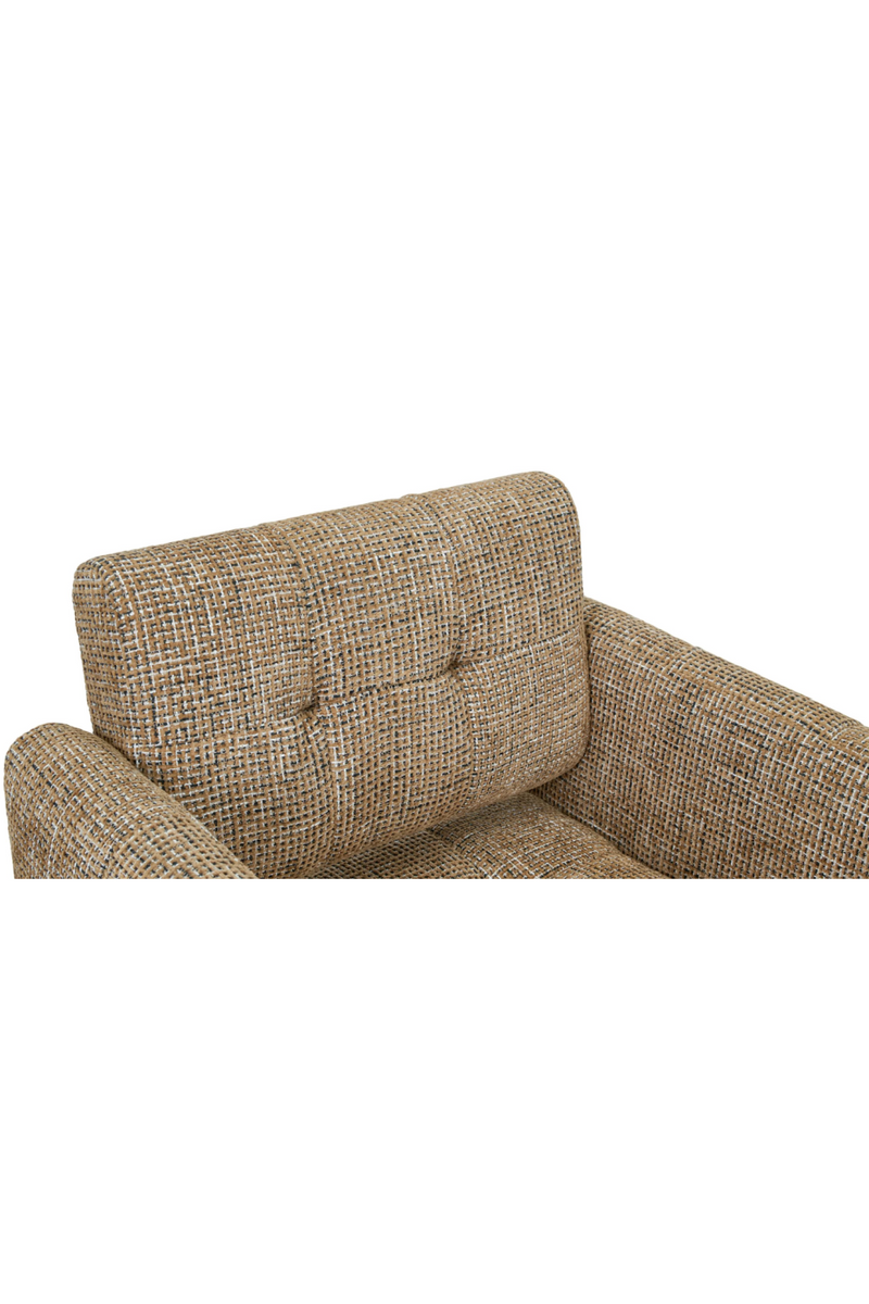 Brown Tweed Swivel Office Chair | NV Gallery Valeria | Oroatrade.com