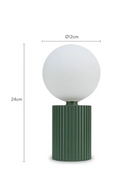 Green Base Indoor/Outdoor Table Lamp | NV Gallery Luna | Oroatrade.com