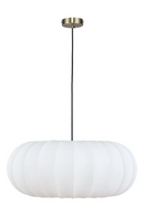 Fluted White Pendant Lamp | NV Gallery Akita | Oroatrade.com
