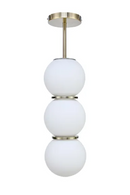Triple Glass Spheres Pendant Lamp | NV Gallery Doyers | Oroatrade.com