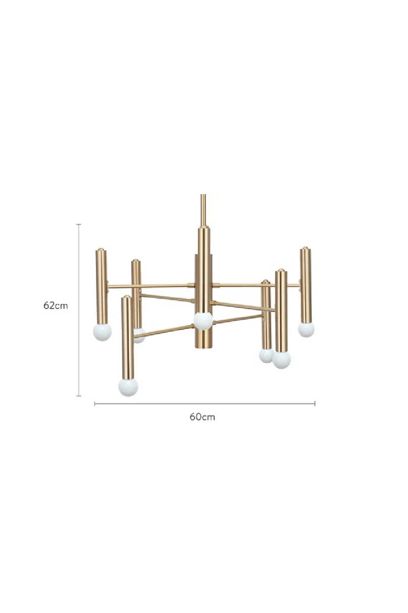 Eight-Rod Pendant Lamp | NV Gallery Edmondo | Oroatrade.com