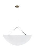 White Curved Pendant Lamp | NV Gallery Fukui | Oroatrade.com