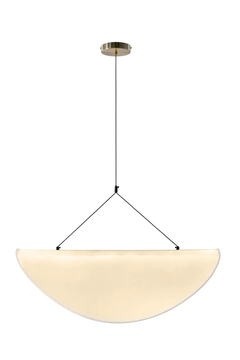 White Curved Pendant Lamp | NV Gallery Fukui | Oroatrade.com