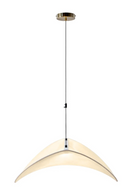 White Curved Pendant Lamp | NV Gallery Fukui | Oroatrade.com