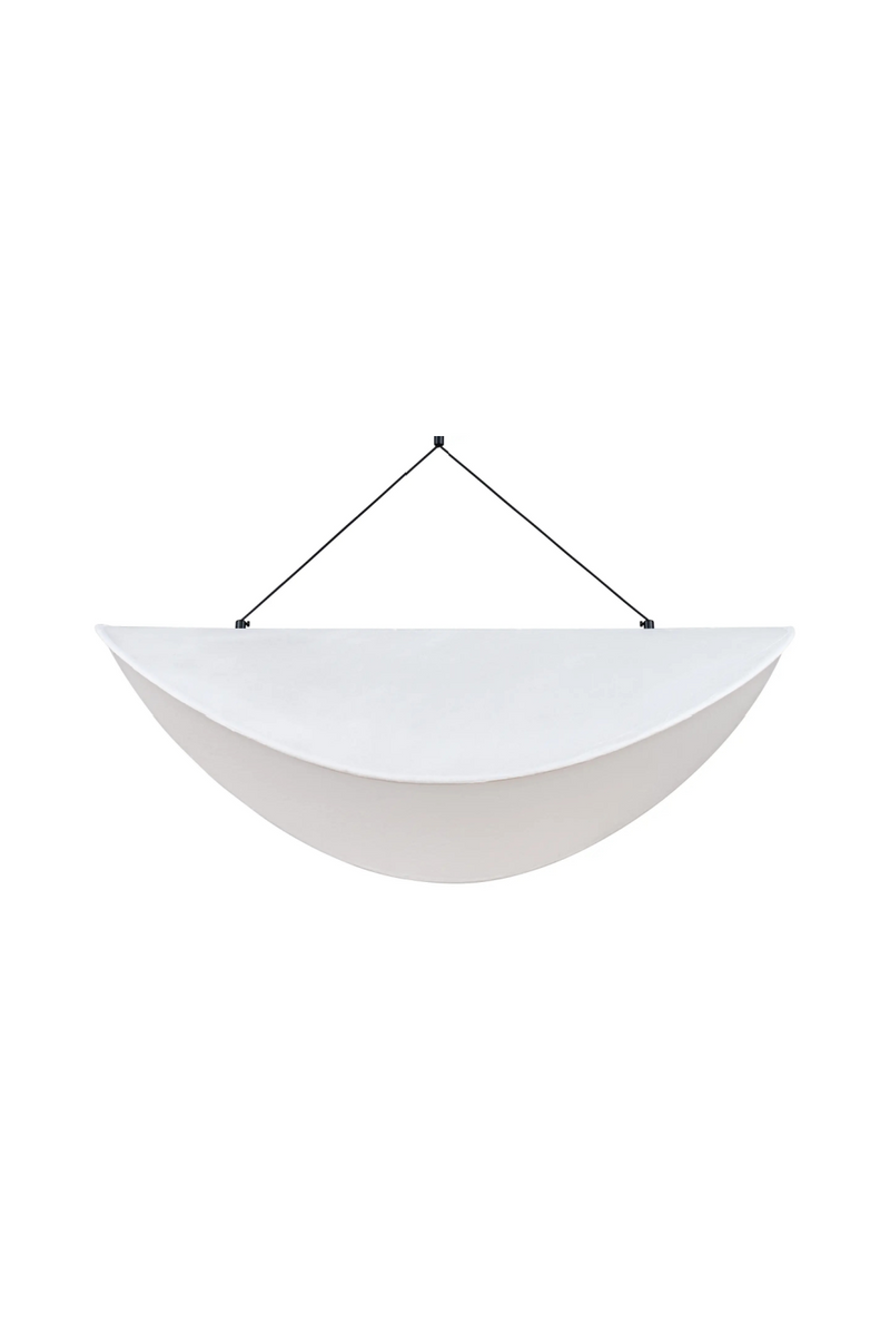 White Curved Pendant Lamp | NV Gallery Fukui | Oroatrade.com