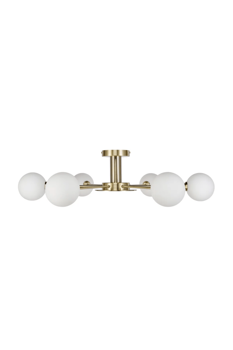 6-Glass Globes Pendant Lamp | NV Gallery Gray | Oroatrade.com