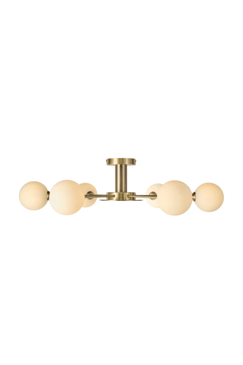 6-Glass Globes Pendant Lamp | NV Gallery Gray | Oroatrade.com