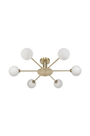 6-Glass Globes Pendant Lamp | NV Gallery Gray | Oroatrade.com