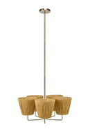 5-Shade Raffia Pendant Lamp | NV Gallery Lyra | Oroatrade.acom
