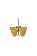 5-Shade Raffia Pendant Lamp | NV Gallery Lyra | Oroatrade.acom