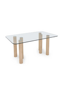 Tempered Glass Dining Table | NV Gallery Caspian | Oroatrade.com