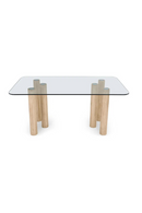 Tempered Glass Dining Table | NV Gallery Caspian | Oroatrade.com