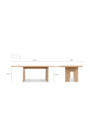 Natural Wooden Dining Table | NV Gallery Danbury | Oroatrade.com