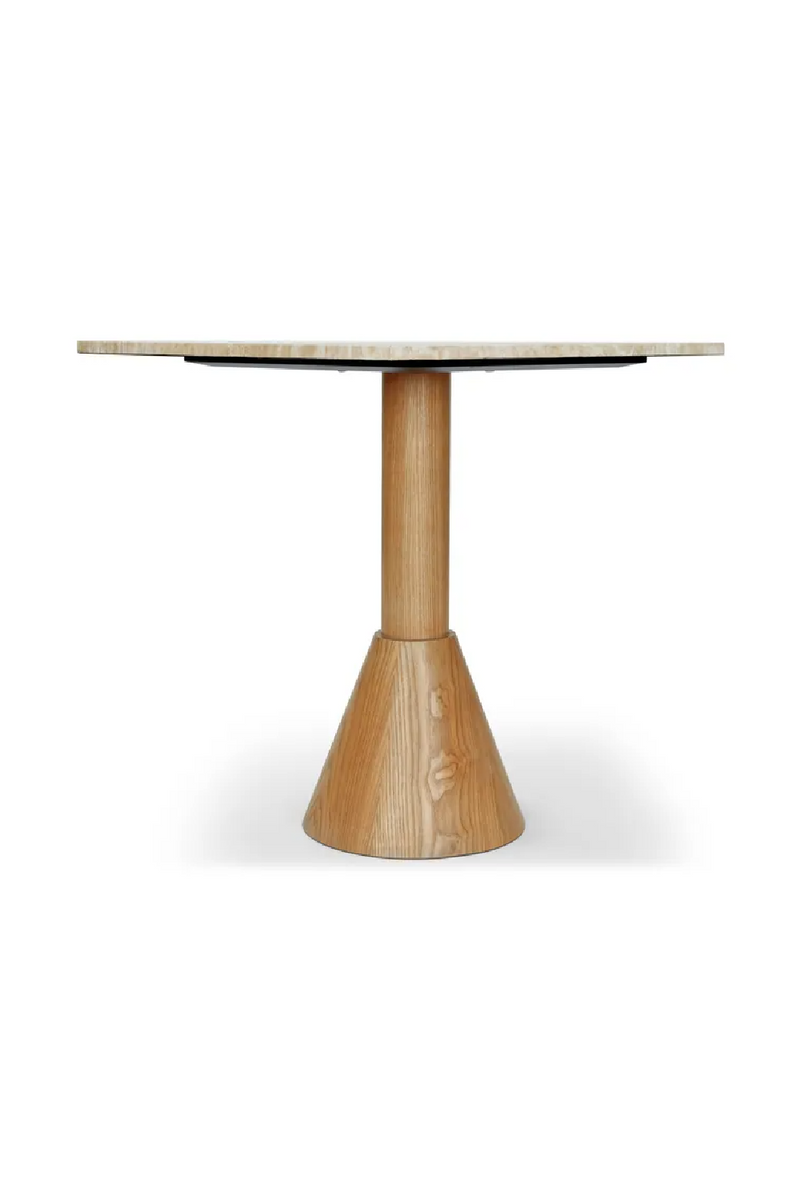 Travertine Bistro Dining Table | NV Gallery Elba | Oroatrade.com