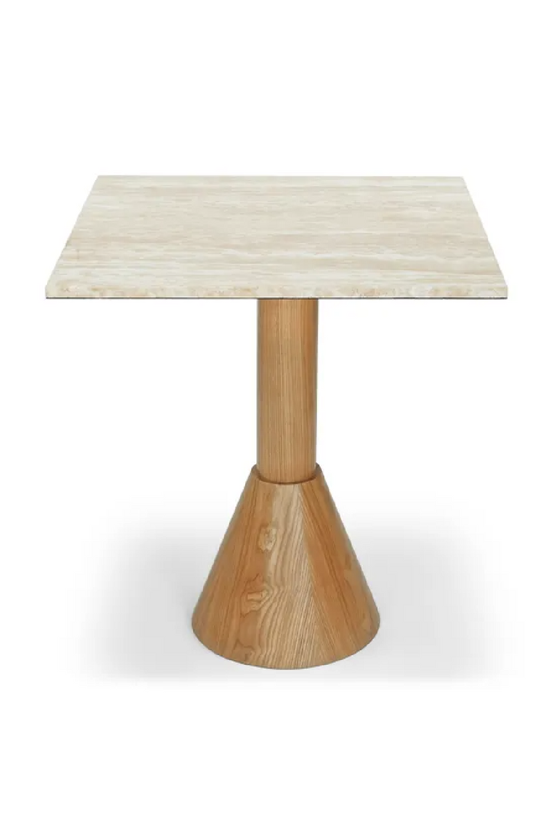 Travertine Bistro Dining Table | NV Gallery Elba | Oroatrade.com