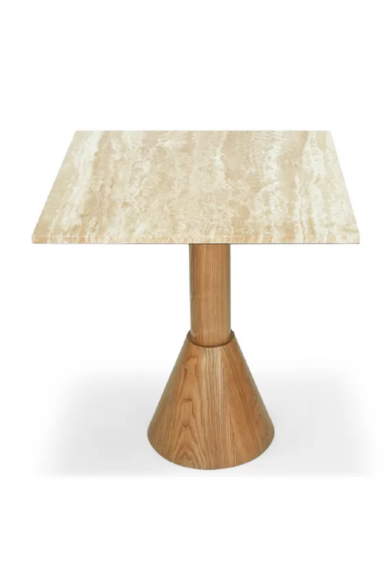 Travertine Bistro Dining Table | NV Gallery Elba | Oroatrade.com