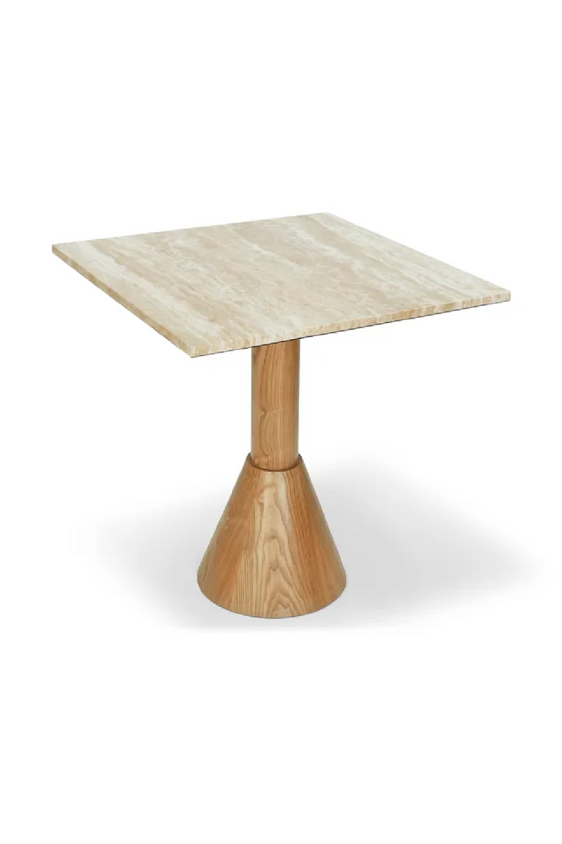 Travertine Bistro Dining Table | NV Gallery Elba | Oroatrade.com