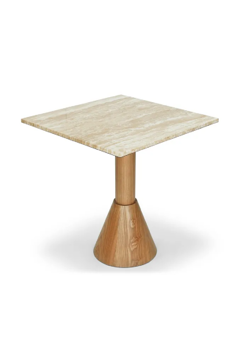 Travertine Bistro Dining Table | NV Gallery Elba | Oroatrade.com