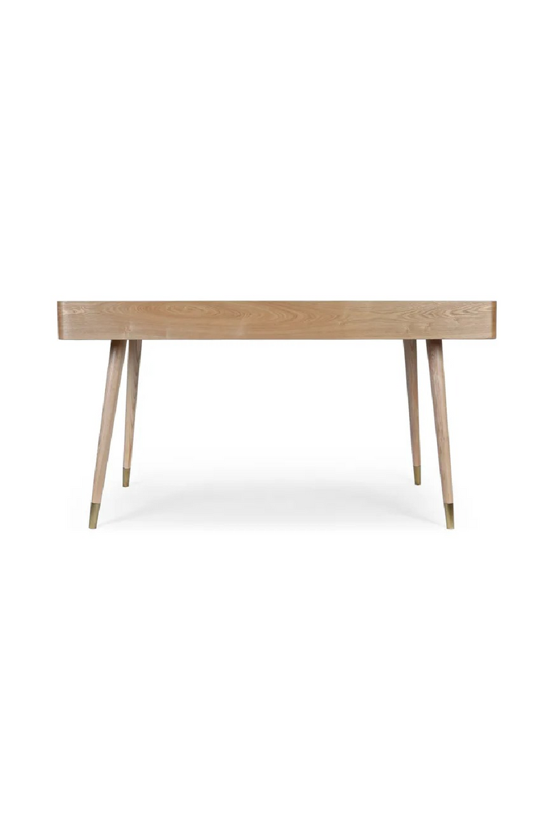 Walnut Wood 2-Drawer Desk | NV Gallery Vinyle | Oroatrade.com