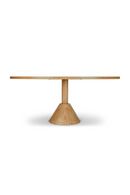 Wooden Pedestal Dining Table | NV Gallery Izia | Oroatrade.com