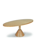 Wooden Pedestal Dining Table | NV Gallery Izia | Oroatrade.com