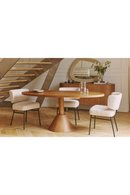Wooden Pedestal Dining Table | NV Gallery Izia | Oroatrade.com