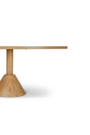 Wooden Pedestal Dining Table | NV Gallery Izia | Oroatrade.com