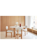White Marble Round Dining Table | NV Gallery Benedetta | Oroatrade.com