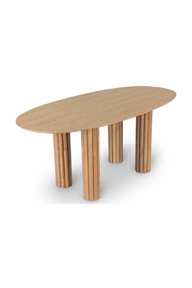 Wooden Oval Dining Table | NV Gallery Goya | Oroatrade.com