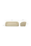 Beige Low-Profile Convertible Sofa | NV Gallery Volta | Oroatrade.com