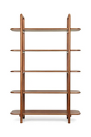 Japandi Walnut Bookcase | NV Gallery Ashaki | Oroatrade.com