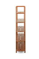 Japandi Walnut Bookcase | NV Gallery Ashaki | Oroatrade.com