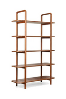 Japandi Walnut Bookcase | NV Gallery Ashaki | Oroatrade.com