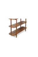Japandi Walnut Bookcase | NV Gallery Ashaki | Oroatrade.com