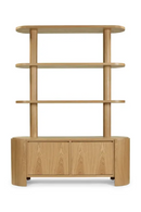 Blond Ash Wood Bookcase | NV Gallery Elipse | Oroatrade.com
