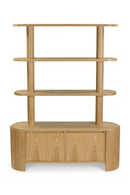 Blond Ash Wood Bookcase | NV Gallery Elipse | Oroatrade.com