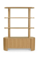 Blond Ash Wood Bookcase | NV Gallery Elipse | Oroatrade.com