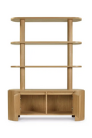 Blond Ash Wood Bookcase | NV Gallery Elipse | Oroatrade.com