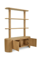Blond Ash Wood Bookcase | NV Gallery Elipse | Oroatrade.com