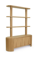 Blond Ash Wood Bookcase | NV Gallery Elipse | Oroatrade.com
