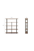 Walnut Wood Bookcase | NV Gallery Hawking | Oroatrade.com