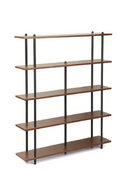 Walnut Wood Bookcase | NV Gallery Hawking | Oroatrade.com