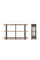 Walnut Open Bookcase | NV Gallery Hawking | Oroatrade.com